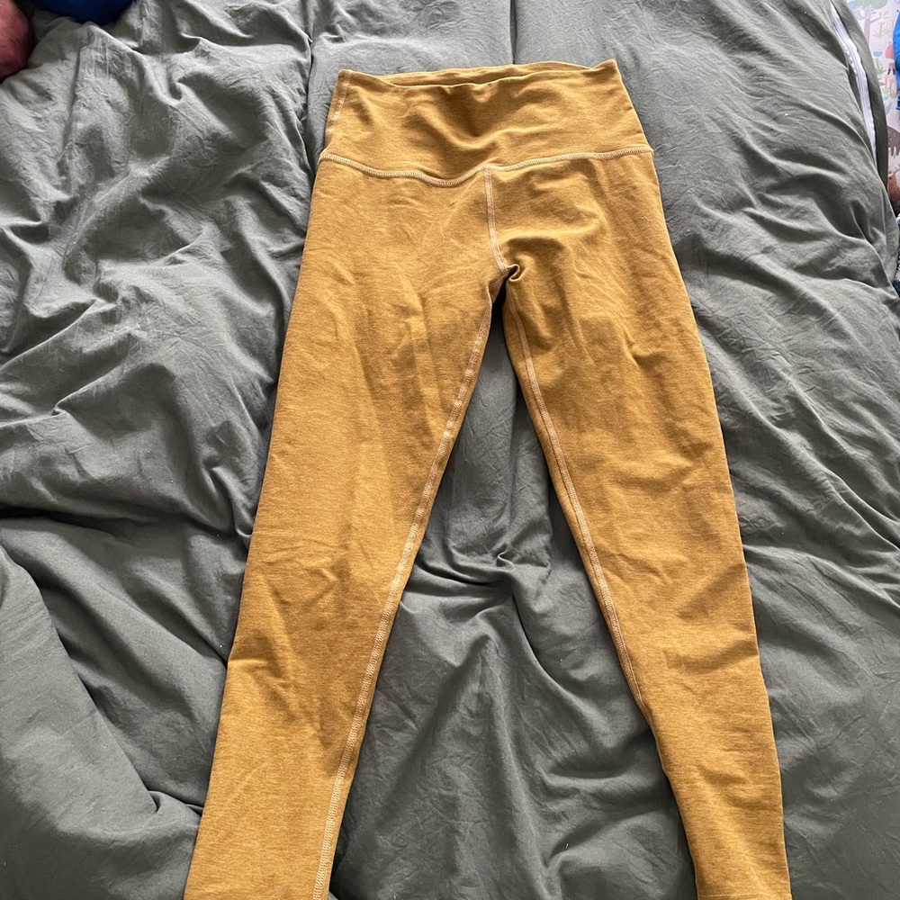 Beyond Yoga Yellow Leggings Full-Length Slim Fit